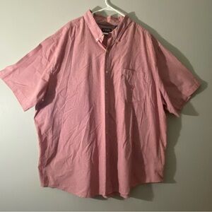 Chaps red and white Casual Button Down Shirt